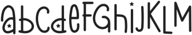 Celestial Stars Regular ttf (400) Font LOWERCASE