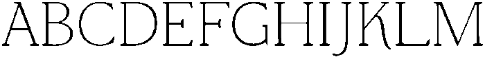 Celesty Thin Serif otf (100) Font UPPERCASE
