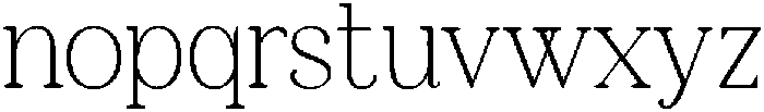 Celesty Thin Serif otf (100) Font LOWERCASE
