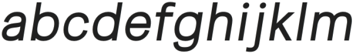 Celex Grotesk Italic otf (400) Font LOWERCASE