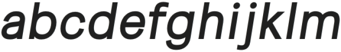 Celex Grotesk Medium Italic otf (500) Font LOWERCASE