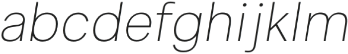 Celex Grotesk Thin Italic otf (100) Font LOWERCASE