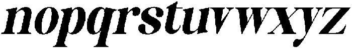Celima Black Condensed Slanted otf (900) Font LOWERCASE