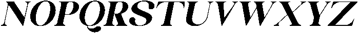 Celima Black Expanded Slanted otf (900) Font UPPERCASE