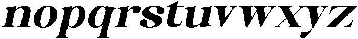 Celima Black Expanded Slanted otf (900) Font LOWERCASE