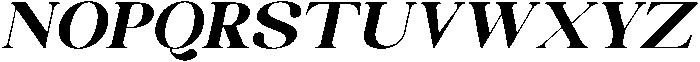 Celima Black Extra Expanded Slanted otf (900) Font UPPERCASE