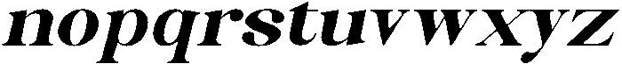 Celima Black Extra Expanded Slanted otf (900) Font LOWERCASE