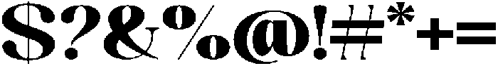 Celima Black Extra Expanded otf (900) Font OTHER CHARS