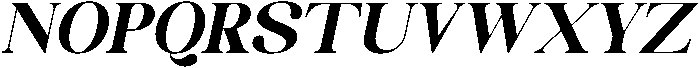 Celima Black Semi Expanded Slanted otf (900) Font UPPERCASE