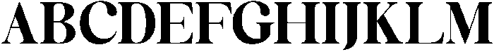 Celima Black Semi Expanded otf (900) Font UPPERCASE