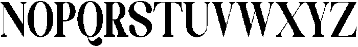 Celima Black Ultra Condensed otf (900) Font UPPERCASE