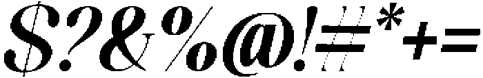 Celima Bold Condensed Slanted otf (700) Font OTHER CHARS