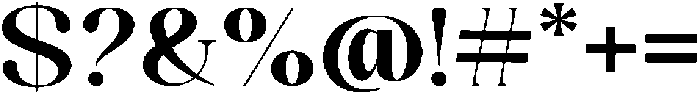 Celima Bold Expanded otf (700) Font OTHER CHARS