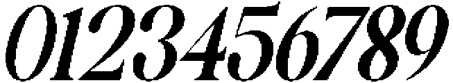 Celima Bold Extra Condensed Slanted otf (700) Font OTHER CHARS