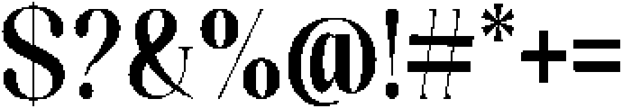 Celima Bold Extra Condensed otf (700) Font OTHER CHARS