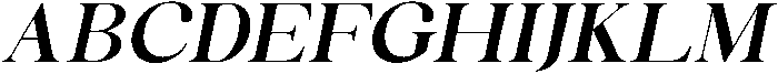 Celima Bold Extra Expanded Slanted otf (700) Font