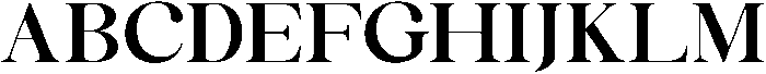 Celima Bold Extra Expanded otf (700) Font UPPERCASE