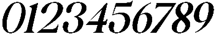 Celima Bold Semi Condensed Slanted otf (700) Font OTHER CHARS