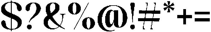 Celima Bold Semi Condensed otf (700) Font OTHER CHARS