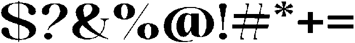 Celima Bold Ultra Expanded otf (700) Font OTHER CHARS