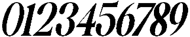 Celima Bold UltraCondensed Italic Bold otf (700) Font OTHER CHARS