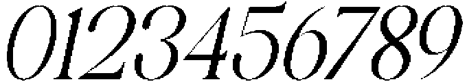 Celima Condensed Slanted otf (400) Font OTHER CHARS