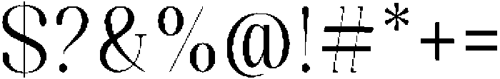 Celima Condensed otf (400) Font OTHER CHARS