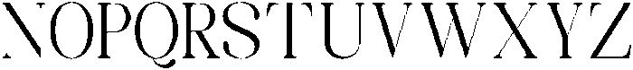 Celima Condensed otf (400) Font UPPERCASE