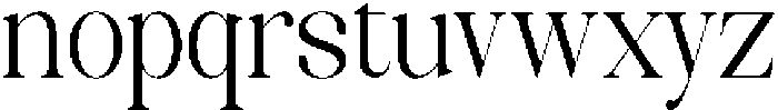 Celima Condensed otf (400) Font LOWERCASE