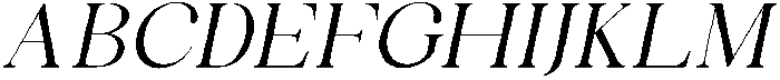 Celima Expanded Slanted otf (400) Font