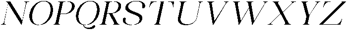 Celima Expanded Slanted otf (400) Font UPPERCASE