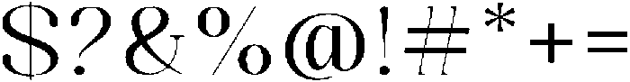 Celima Expanded otf (400) Font OTHER CHARS