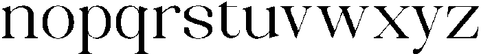 Celima Expanded otf (400) Font LOWERCASE