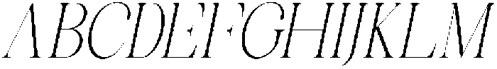Celima ExtLt ExtCond Ita otf (400) Font