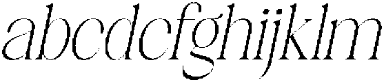 Celima ExtLt ExtCond Ita otf (400) FONT