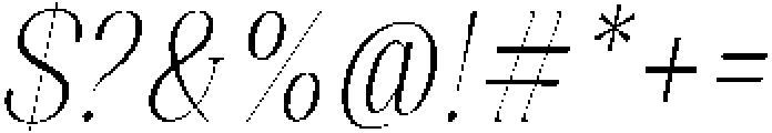 Celima ExtLt UltCond Ita otf (400) Font OTHER CHARS