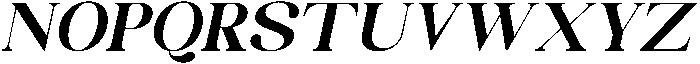 Celima Extra Bold Expanded Slanted otf (700) Font UPPERCASE