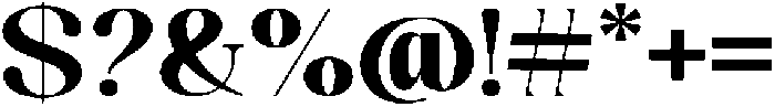 Celima Extra Bold Expanded otf (700) Font OTHER CHARS