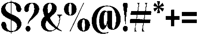 Celima Extra Bold Extra Condensed otf (700) Font OTHER CHARS