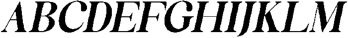 Celima Extra Bold Slanted otf (700) Font
