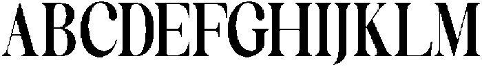 Celima Extra Bold Ultra Condensed otf (700) Font UPPERCASE