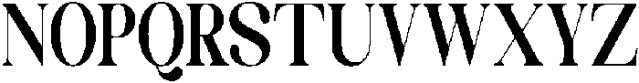 Celima Extra Bold Ultra Condensed otf (700) Font UPPERCASE