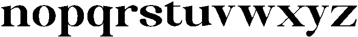 Celima Extra Bold Ultra Expanded otf (700) Font LOWERCASE
