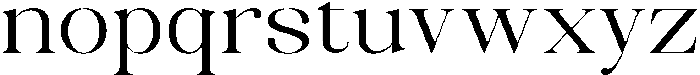 Celima Extra Expanded otf (400) Font LOWERCASE