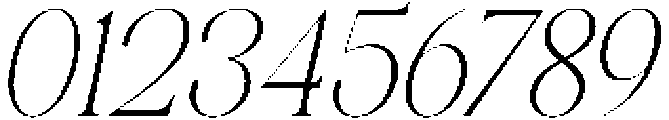 Celima Extra Light Condensed Slanted otf (200) Font OTHER CHARS