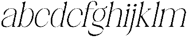 Celima Extra Light Condensed Slanted otf (200) FONT