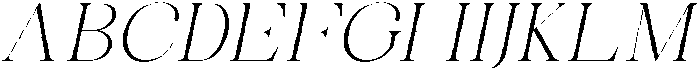 Celima Extra Light Expanded Slanted otf (200) Font