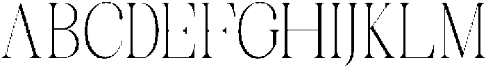 Celima Extra Light Extra Condensed otf (200) Font UPPERCASE