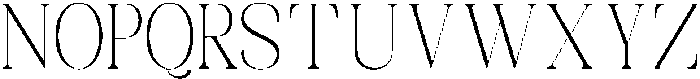 Celima Extra Light Extra Condensed otf (200) Font UPPERCASE