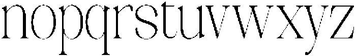 Celima Extra Light Extra Condensed otf (200) Font LOWERCASE